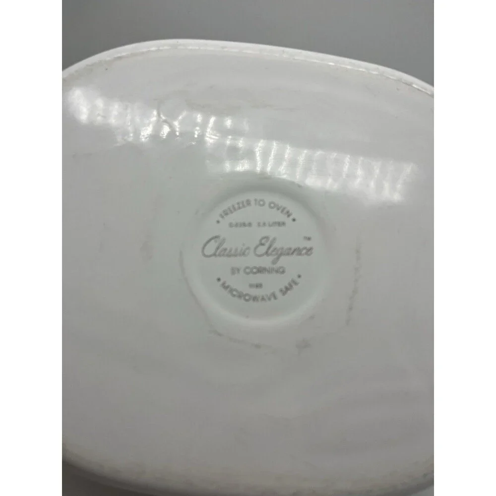 Corning Classic Elegance C-225-B 2.5L Oval Ceramic Casserole Dish